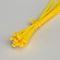 สี PA66 5mmx200mm Cable Ties ISO ทนความร้อน Zip Ties